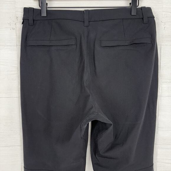 Lululemon Mens Commission Pant Slim Fit 32 x 27 Black Warpstreme Preppy 2022 - Picture 7 of 15
